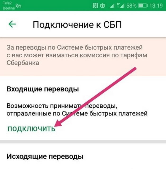 Подключаем быстрые платежи в сбербанке 