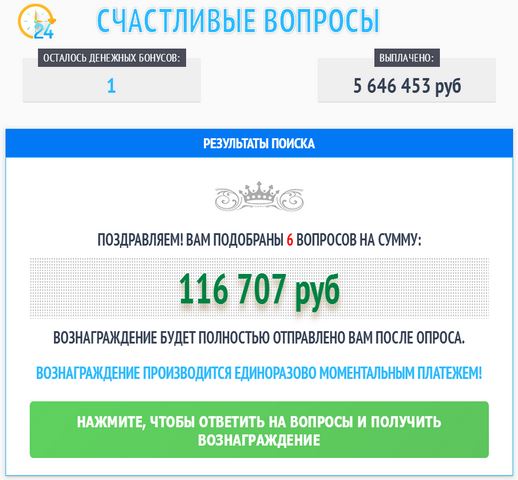 Самые дорогие опросники в интернете