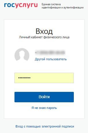 Авторизация через Госуслуги.