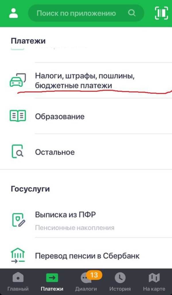 Госпошлина за паспорт РФ через мобильное приложение 1