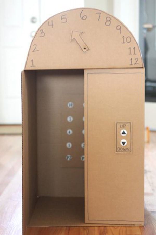 Универсальная игрушка: 30 способов занять ребенка с помощью картонной коробки, фото № 11