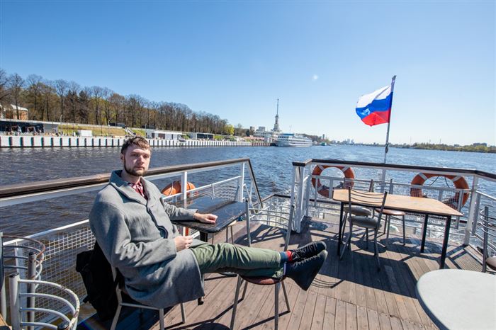 В Москве запустили первый речной общественный транспорт.