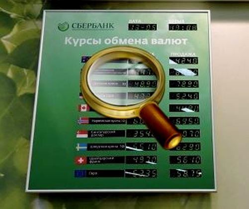 Отзывы об обмене валют в Сбербанке