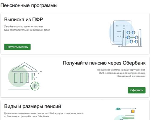 Пенсионные накопления в Сбербанк Онлайн