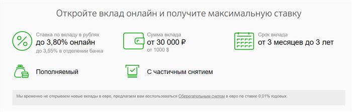 Откройте вклад онлайн и получите максимальную ставку