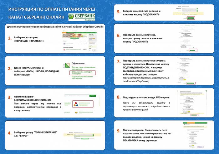 Как пополнить карту школьника через Сбербанк - онлайн 2